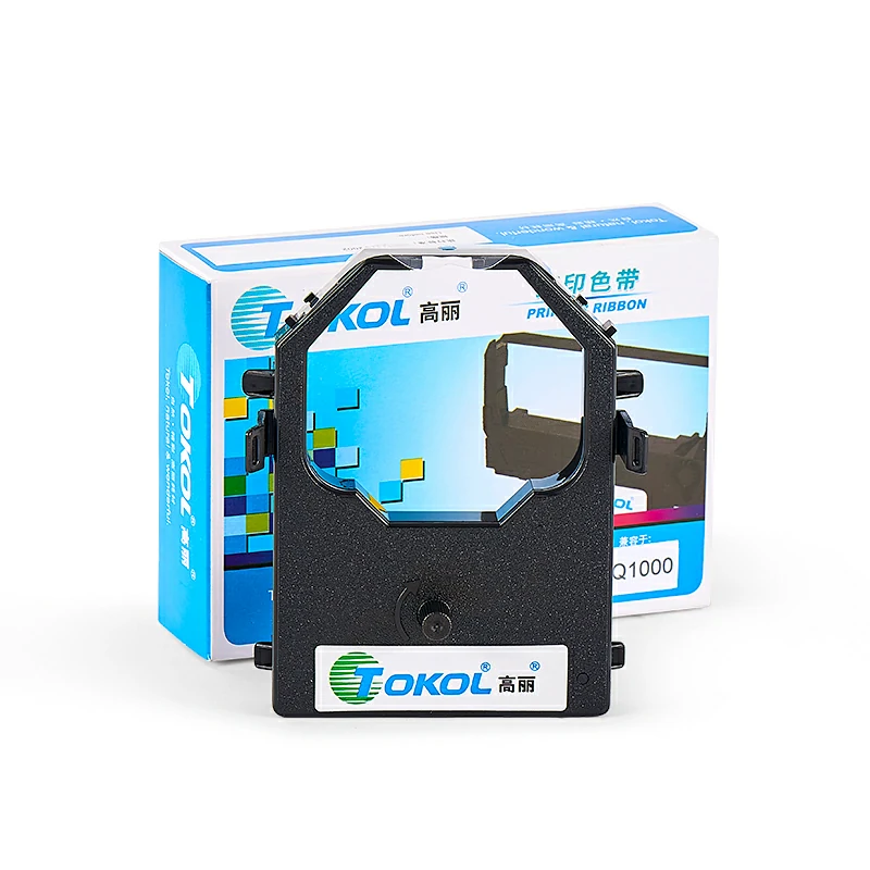 High Quality DLQ1000 8mm Black Printer Ribbon for Label Printer Fax Machine Ribbon Printer Machine